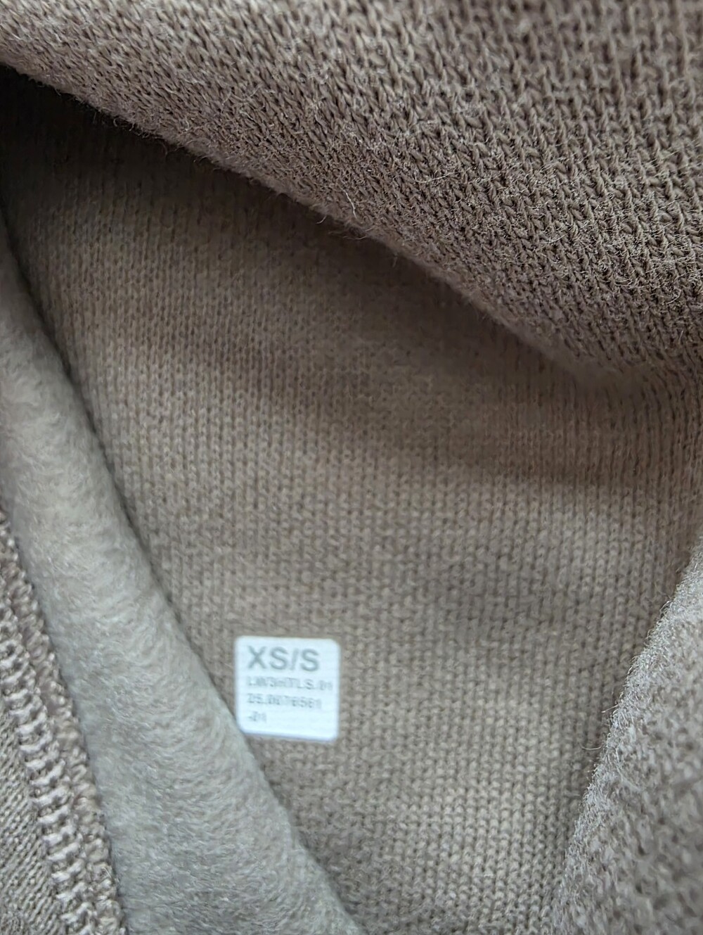 NWT Lululemon Scuba Oversized Full Zip Hoodie Sheer Oak XS/S - Picture 5 of 6